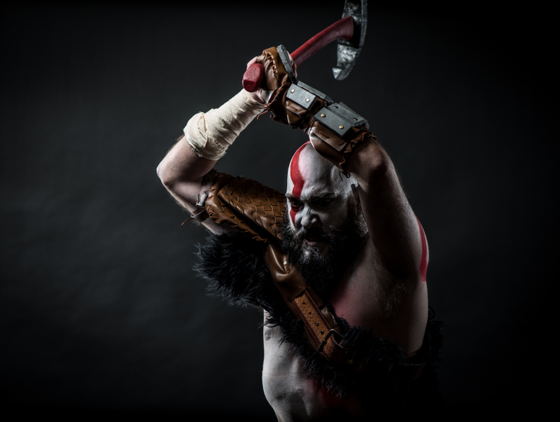 Illustration for article titled He Is Kratos, The Cosplay God Of War